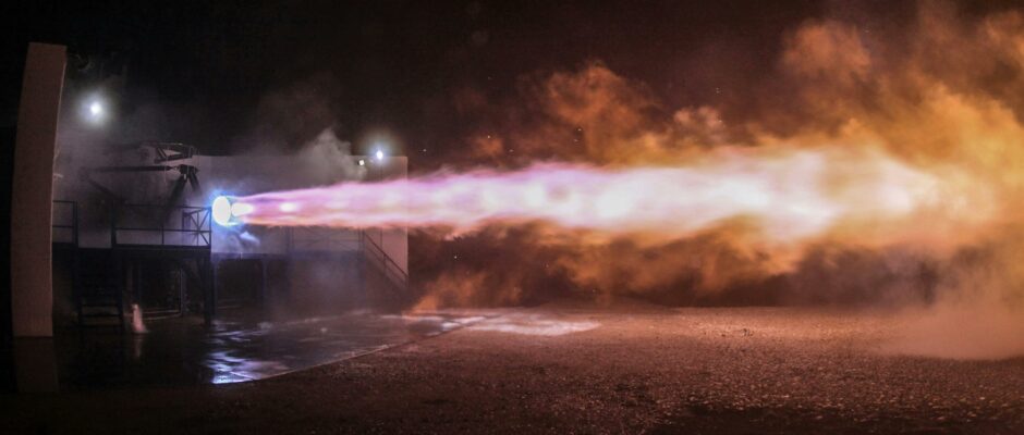 The Journey of the Ion Drive (Photo by SpaceX)