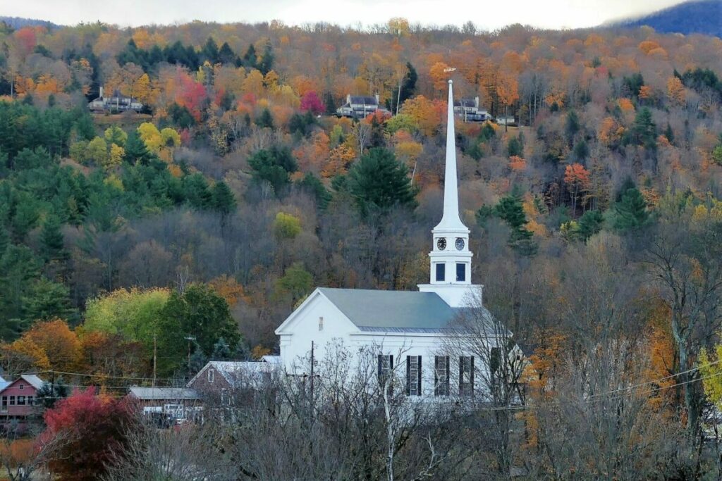 Stowe Vermont in Fall