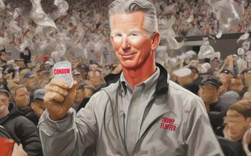 Senator Tuberville is a National Disgrace (tuberville holding a condom)