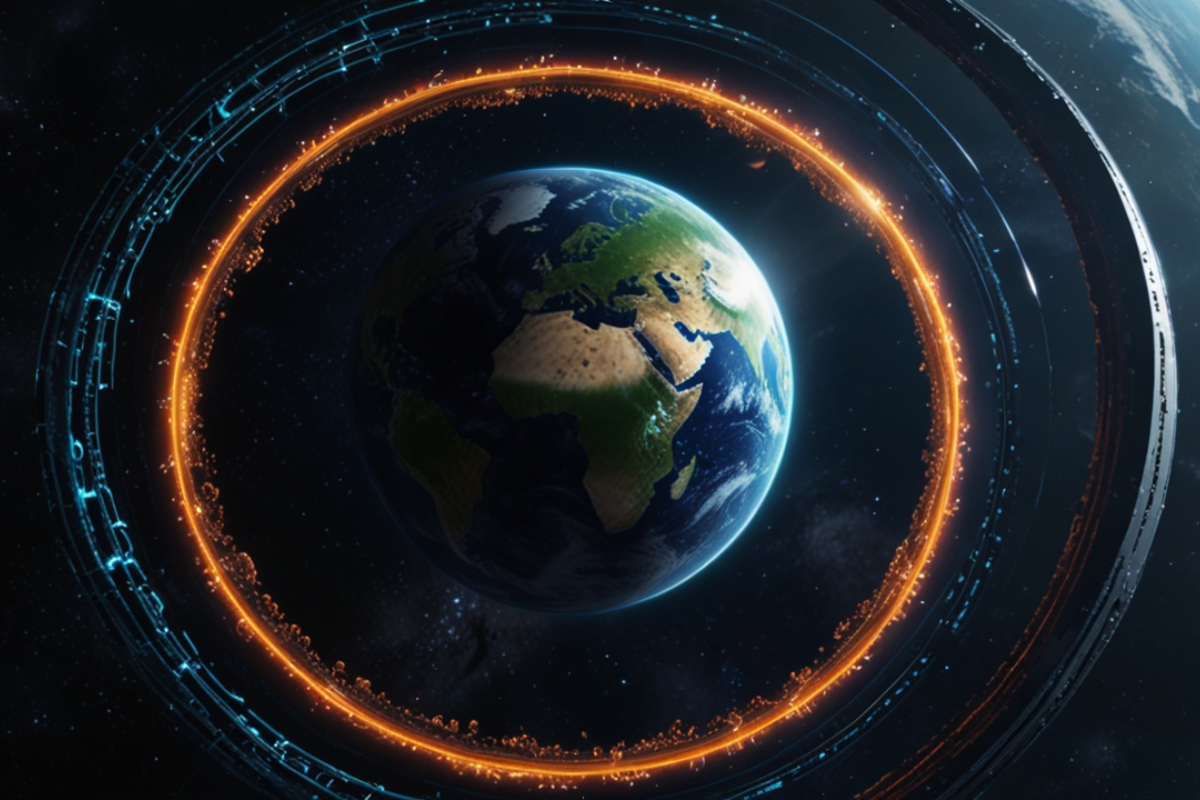 Constructing Orbital Ring Station Around The Planet Earth