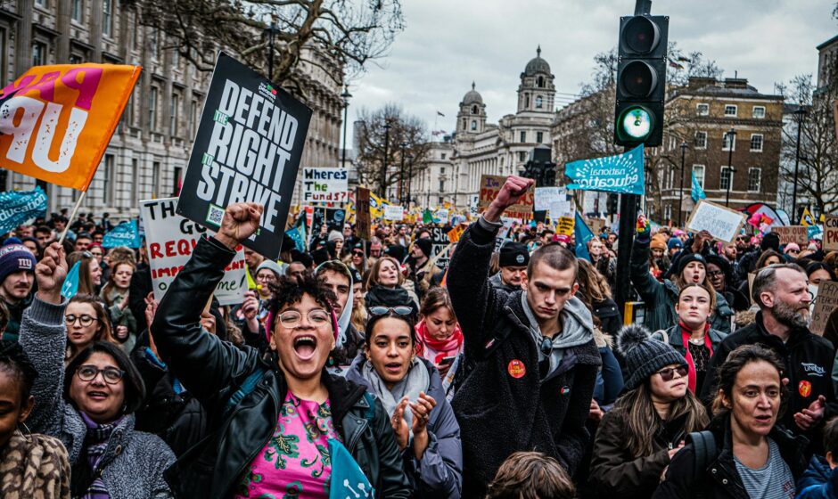 Workers Strike Defend Democracy